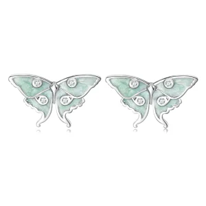 (imagine pentru) Bijuterii stil Pandora, cercei stud cu fluturi Wizard of Oz - BSE828