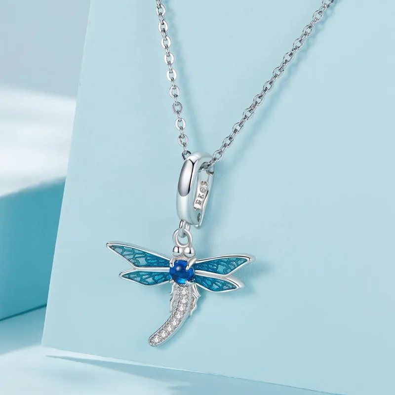 (imagine pentru) Bijuterii tip Pandora cu pandantiv Dragonfly - SCC2569 - Vizualizare 3