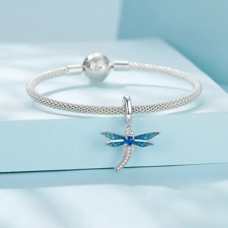 (imagine pentru) Bijuterii tip Pandora cu pandantiv Dragonfly - SCC2569 - Vizualizare 4