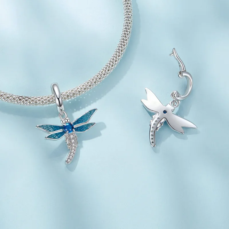 (imagine pentru) Bijuterii tip Pandora cu pandantiv Dragonfly - SCC2569 - Vizualizare 5
