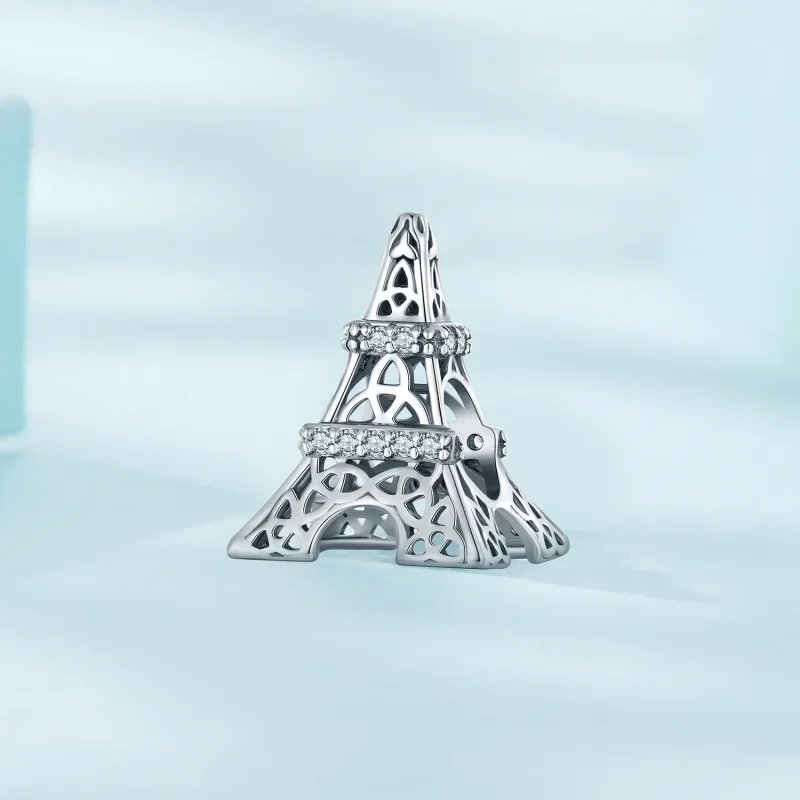 (imagine pentru) Breloc stil Pandora cu Turnul Eiffel - SCC2465 - Vizualizare 2