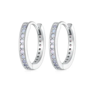 (imagine pentru) Cercei Pandora stil Opal roz - BSE875