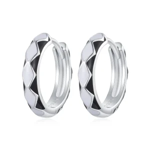 (imagine pentru) Cercei tip Pandora cu model în formă de diamant - SCE1611-BK