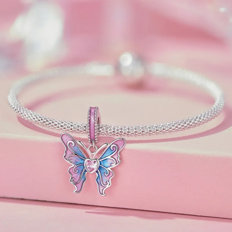 (imagine pentru) Cercei tip Pandora în stilul Butterfly Fairy - SCC2472 - Vizualizare 9