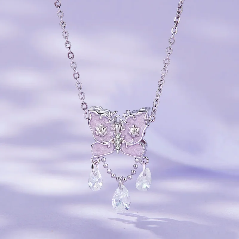(imagine pentru) Charm în stil Pandora cu fluture - SCC2543 - Vizualizare 2