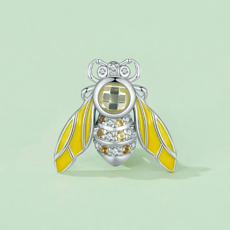 (imagine pentru) Charm în stil Pandora cu o albinuță - SCC2599 - Vizualizare 2