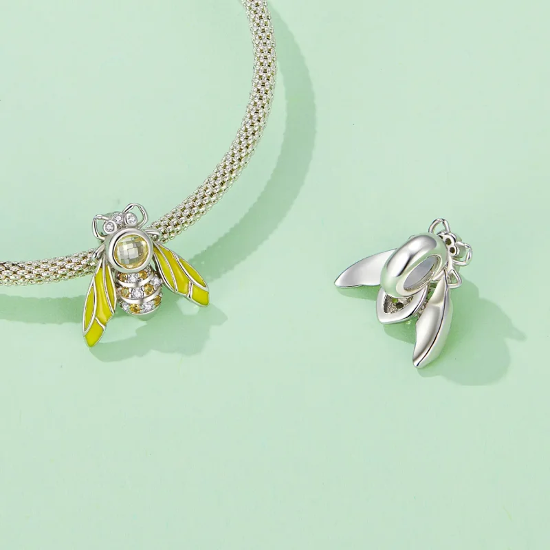 (imagine pentru) Charm în stil Pandora cu o albinuță - SCC2599 - Vizualizare 4