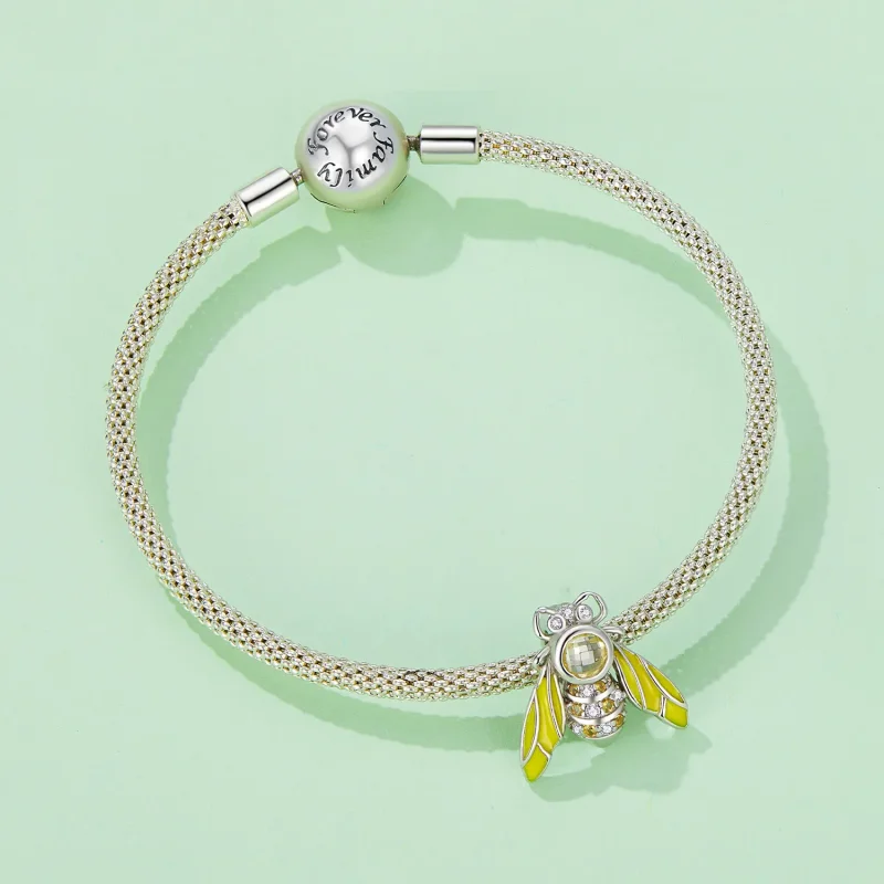 (imagine pentru) Charm în stil Pandora cu o albinuță - SCC2599 - Vizualizare 5