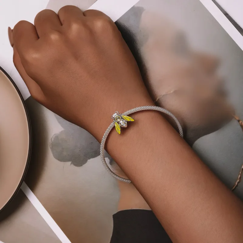 (imagine pentru) Charm în stil Pandora cu o albinuță - SCC2599 - Vizualizare 6