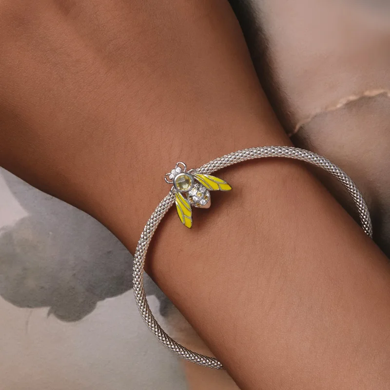 (imagine pentru) Charm în stil Pandora cu o albinuță - SCC2599 - Vizualizare 7