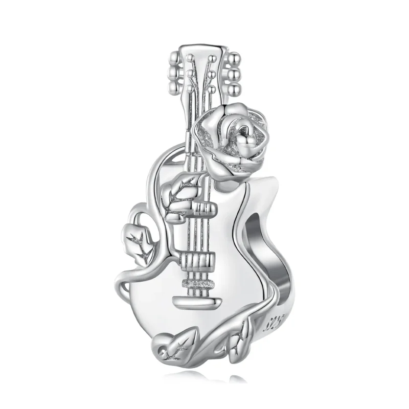 (imagine pentru) Charm în stilul Pandora cu formă de chitară - BSC813 - Vizualizare 7