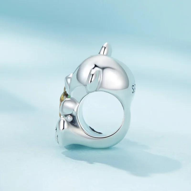 (imagine pentru) Charm Pandora în stilul floarea-soarelui și urs - SCC2560 - Vizualizare 3