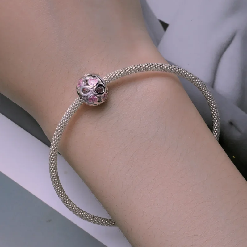 (imagine pentru) Charm-ul de stil Pandora, iubire maternă eternă - BSC828 - Vizualizare 6