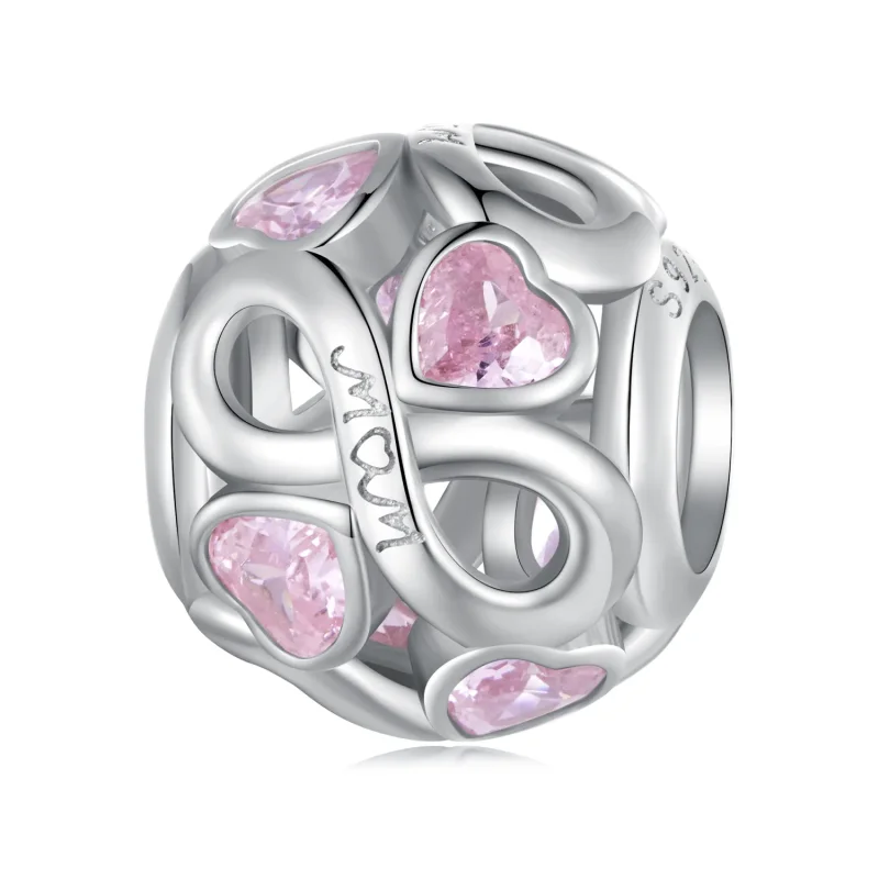 (imagine pentru) Charm-ul de stil Pandora, iubire maternă eternă - BSC828 - Vizualizare 7
