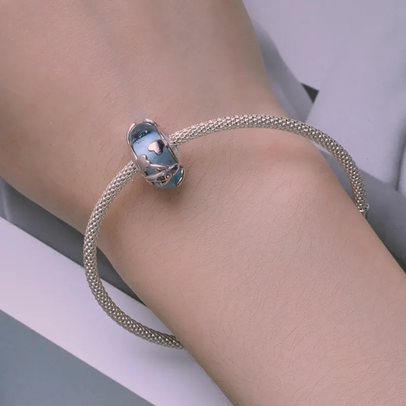 (imagine pentru) Charm zburător în stil Pandora cu design aerian - SCC2482 - Vizualizare 6