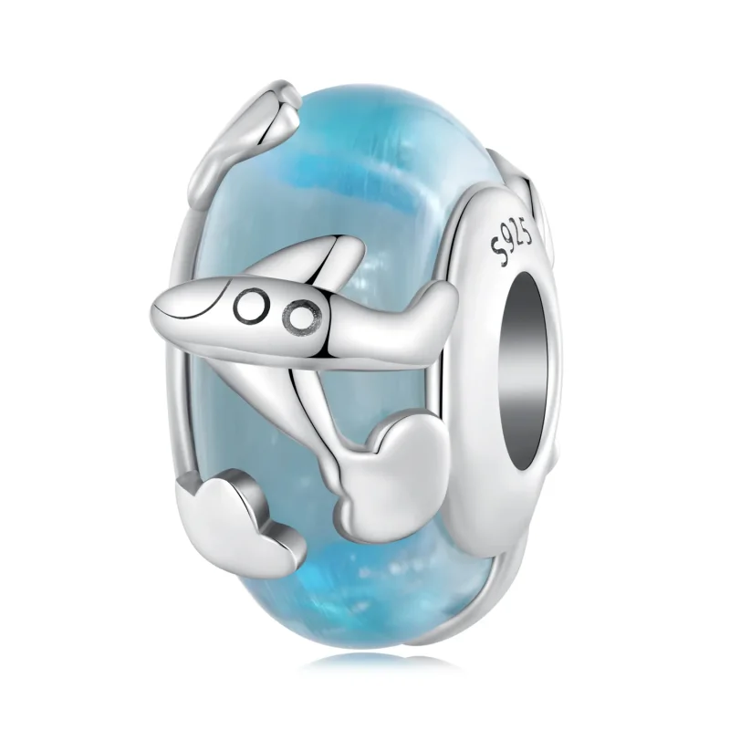 (imagine pentru) Charm zburător în stil Pandora cu design aerian - SCC2482 - Vizualizare 8