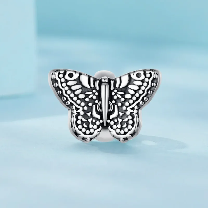 (imagine pentru) Charma din silicon în stil Pandora cu fluture - SCC2551 - Vizualizare 2