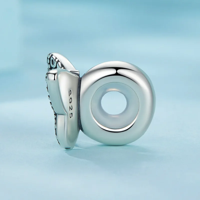 (imagine pentru) Charma din silicon în stil Pandora cu fluture - SCC2551 - Vizualizare 3