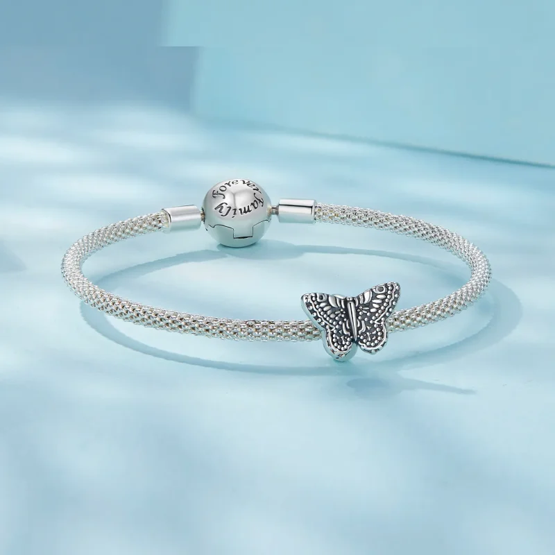 (imagine pentru) Charma din silicon în stil Pandora cu fluture - SCC2551 - Vizualizare 5