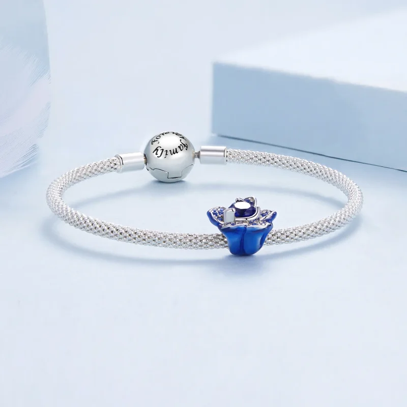(imagine pentru) Ciondolul de stil Pandora Blue Enchantress - BSC879 - Vizualizare 5