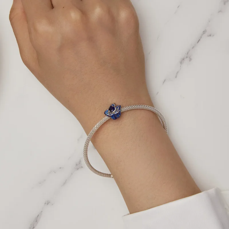 (imagine pentru) Ciondolul de stil Pandora Blue Enchantress - BSC879 - Vizualizare 6
