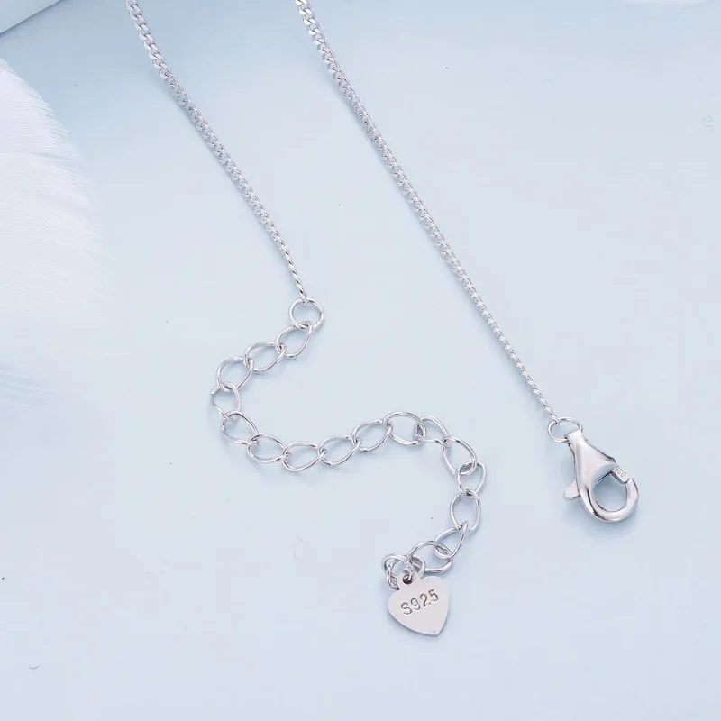 (imagine pentru) Colier cu două inele Mobius de stil Pandora - BSN362 - Vizualizare 4