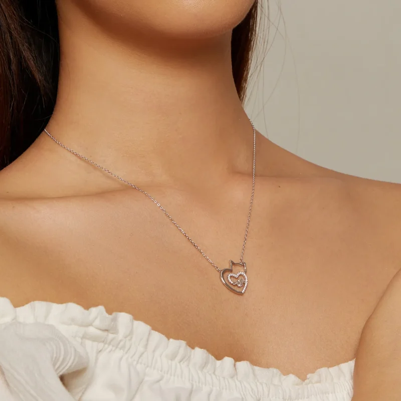 (imagine pentru) Colier inteligent în stil Pandora cu model de pisică - SCN503 - Vizualizare 5
