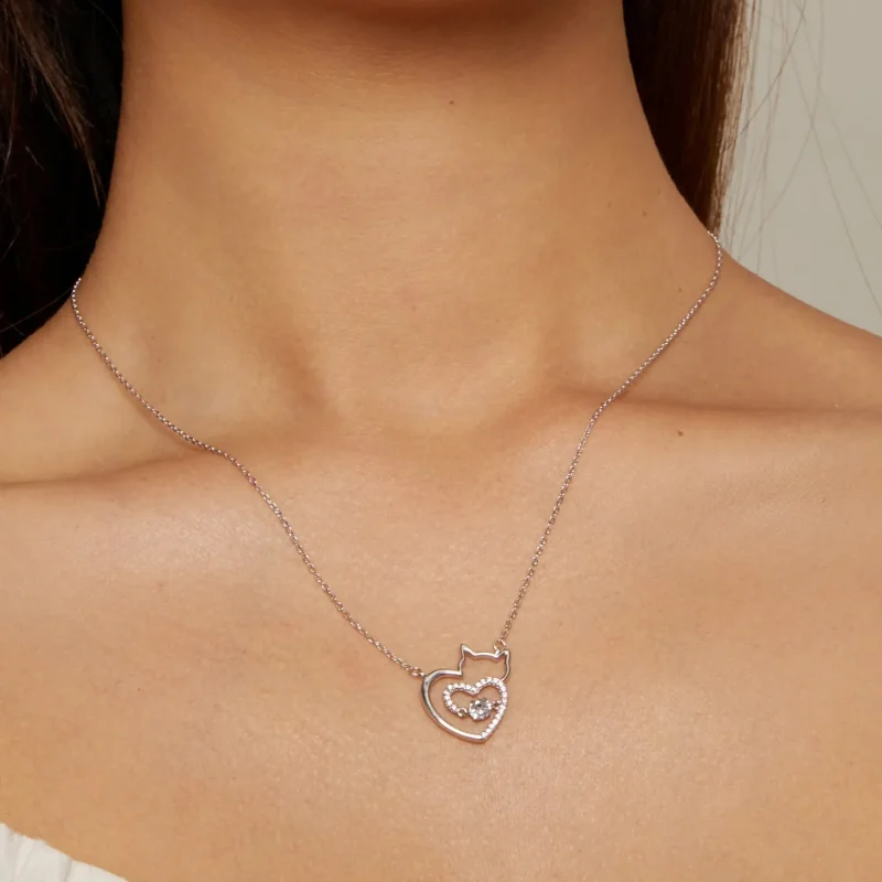 (imagine pentru) Colier inteligent în stil Pandora cu model de pisică - SCN503 - Vizualizare 6
