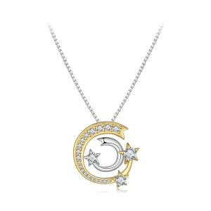 (imagine pentru) Colier în stil Pandora cu model de meteorit - BSN350