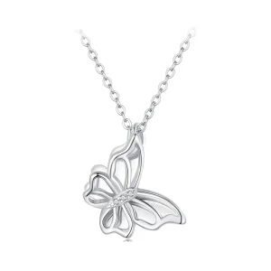 (imagine pentru) Colier stil Pandora cu fluture - BSN321