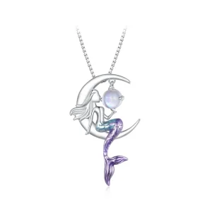 (imagine pentru) Colier stil Pandora cu sirena - BSN338