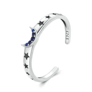 (imagine pentru) Inel de cuplu Pandora Style cu Soare, Lună și Stele - BSR490-E