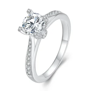 (imagine pentru) Inel de nuntă Moissanite Pandora Style Exquisite - MSR026