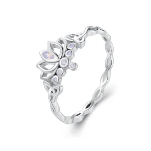 (imagine pentru) Inel de stil Pandora cu lotus - BSR487