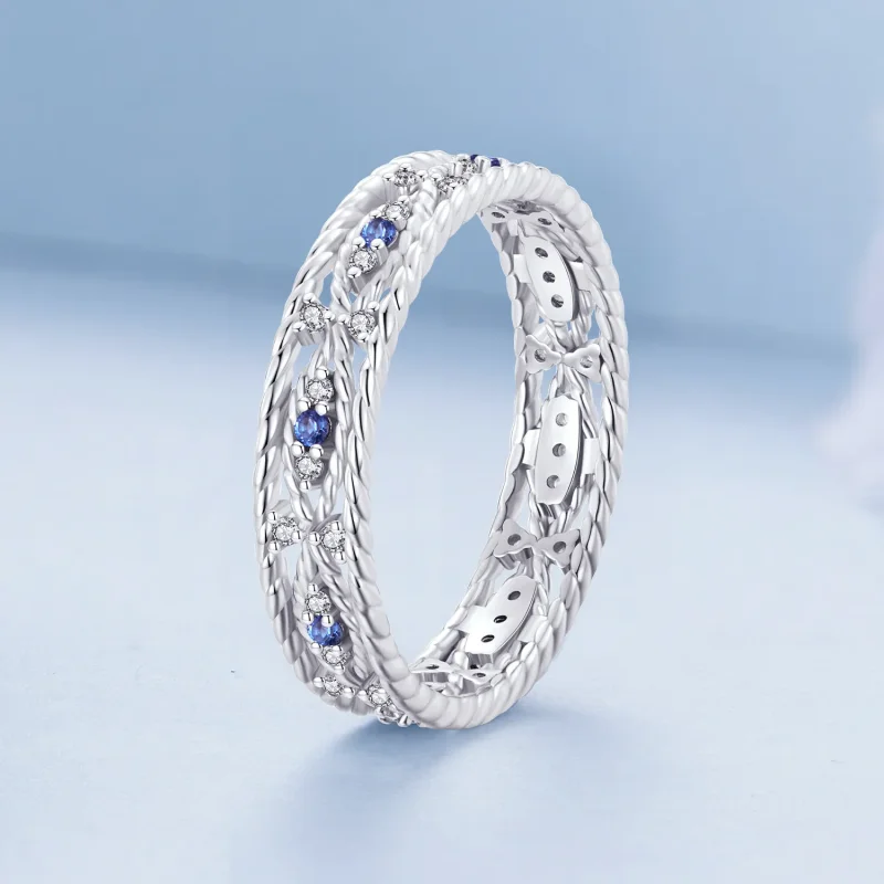 (imagine pentru) Inel de stil Pandora cu ochiul diavolului - BSR456 - Vizualizare 2