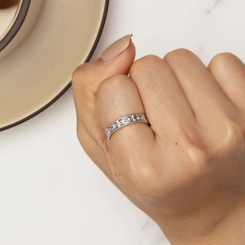 (imagine pentru) Inel de stil Pandora cu ochiul diavolului - BSR456 - Vizualizare 6