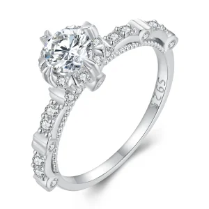 (imagine pentru) Inel Moissanite Exquisite de stil Pandora - MSR023