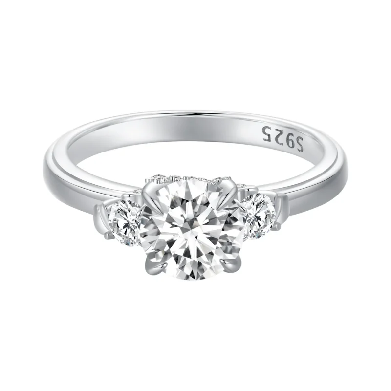 (imagine pentru) Inel Moissanite Exquisite în stilul Pandora - MSR022 - Vizualizare 8