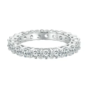 (imagine pentru) Inel Moissanite Pandora Style Lucitor (Un certificat) - MSR020