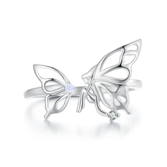 (imagine pentru) Inel Pandora stil fluture elf - BSR484-E