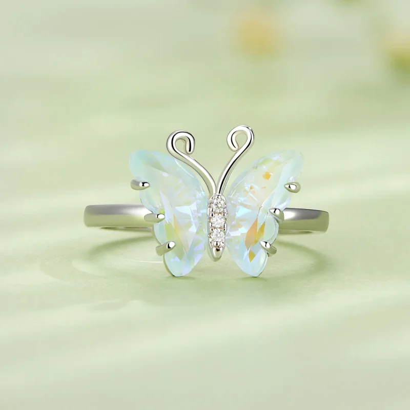 (imagine pentru) Inel Pandora Style Symphony Butterfly - SCR912 - Vizualizare 3