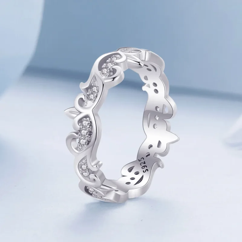 (imagine pentru) Inel stil Pandora cu model de vie - BSR489 - Vizualizare 2