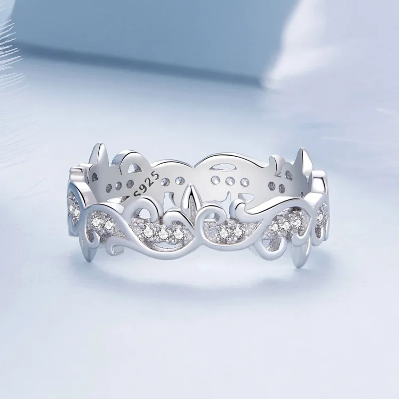 (imagine pentru) Inel stil Pandora cu model de vie - BSR489 - Vizualizare 3