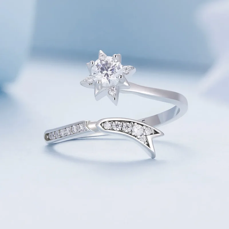 (imagine pentru) Inelul elegant Pandora Style Exquisite Meteor cu deschidere - BSR413 - Vizualizare 3