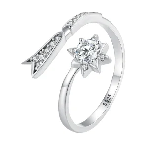 (imagine pentru) Inelul elegant Pandora Style Exquisite Meteor cu deschidere - BSR413