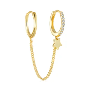 (imagine pentru) Lanțul de siguranță Astropath Golden în stil Pandora - SCE914-B