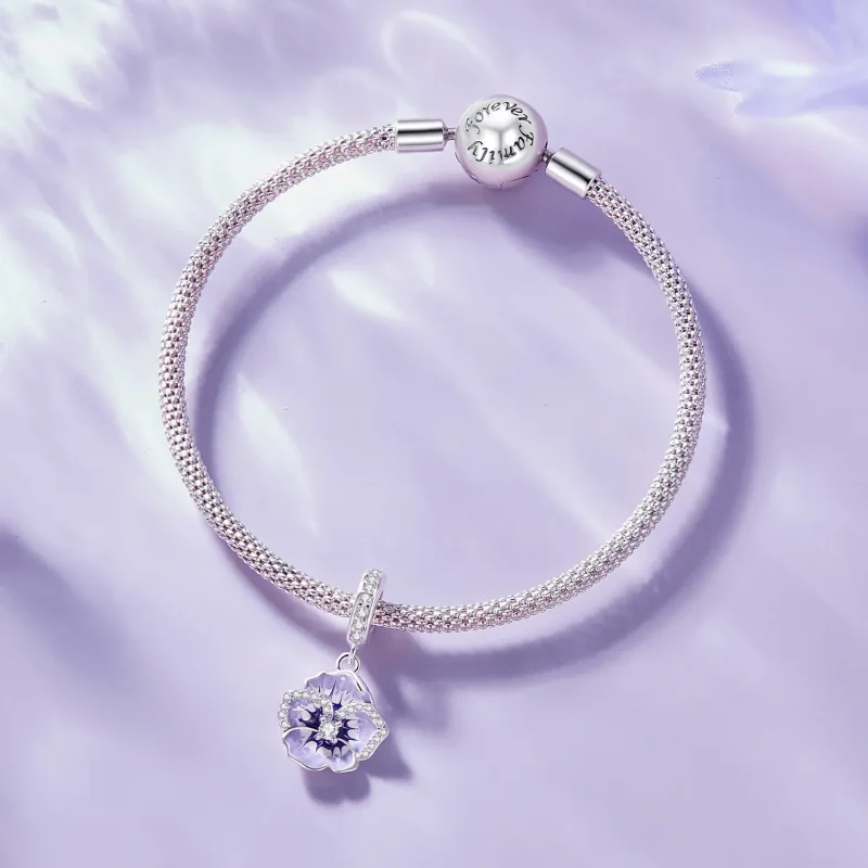 (imagine pentru) Pandantiv cu model Pandora Pansy Dangle - SCC2583 - Vizualizare 7