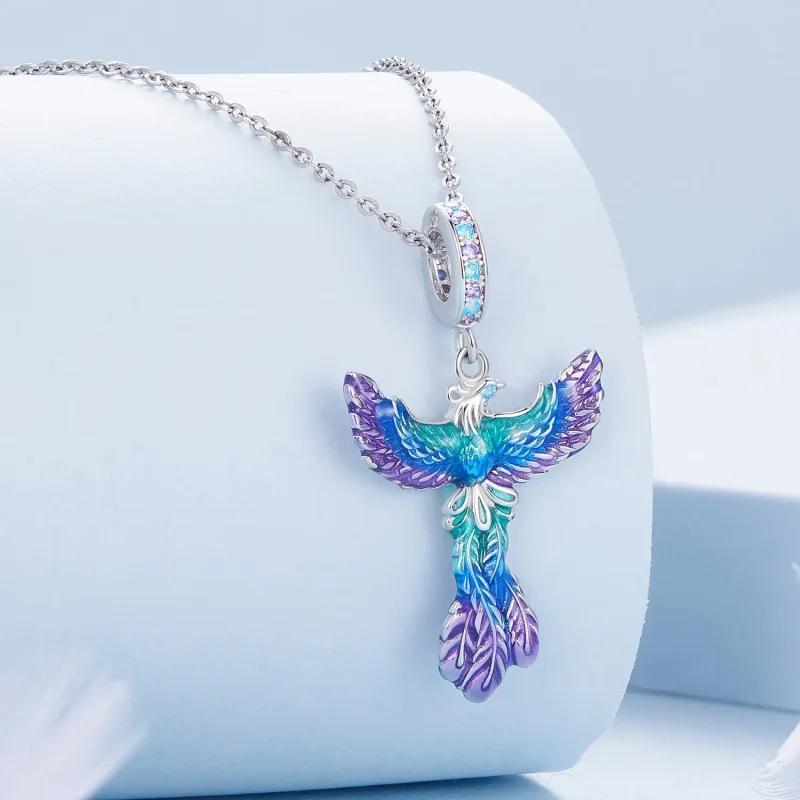 (imagine pentru) Pandantiv cu stil Pandora în formă de Phoenix - BSC880 - Vizualizare 2