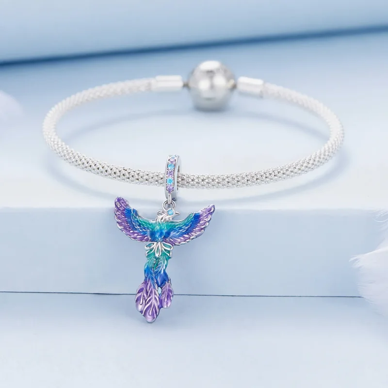 (imagine pentru) Pandantiv cu stil Pandora în formă de Phoenix - BSC880 - Vizualizare 3