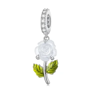 (imagine pentru) Pandantiv stil Pandora cu cristal roz - BSC824